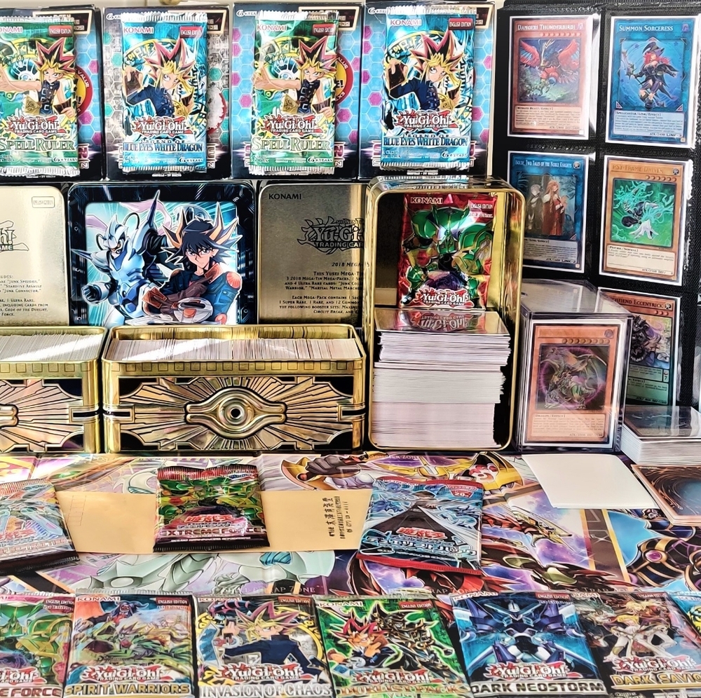 Yugioh Binder Tin Booster Collection Lot